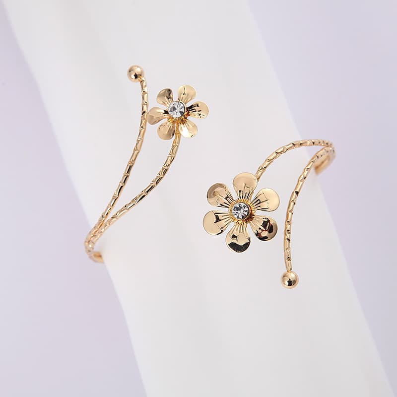 (Cross-border trading), (Wholesale), cloth, metal belt, European style, light luxury style, flowered, simple and elegant design 4