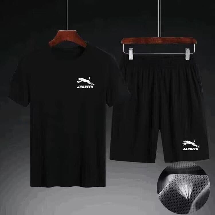 Summer quick dry sports suit, T-shirt, men's basketball uniform for gym, shorts, trousers, set, for running 2