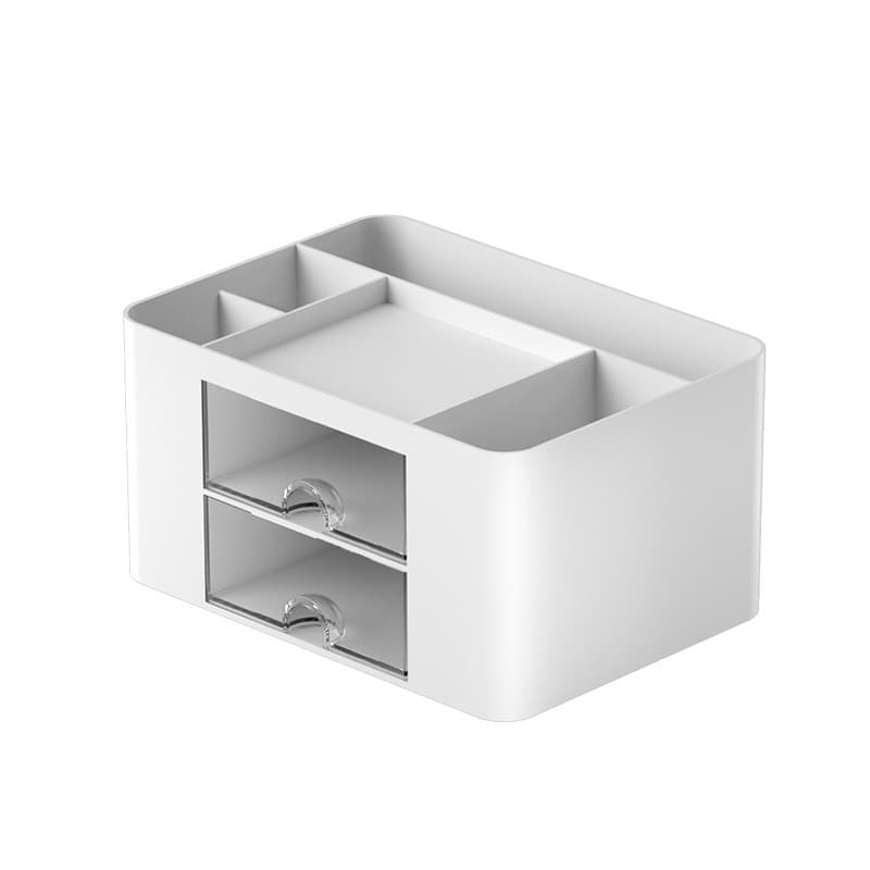 Table storage box, plastic makeup box, universal storage system for office 5