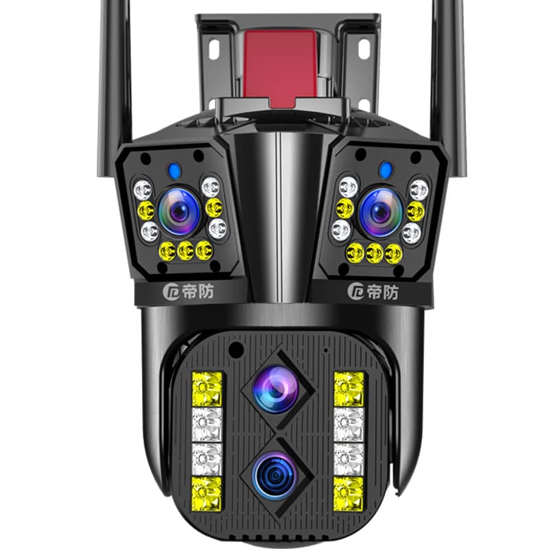 Ultra HD surveillance camera ball 3 screen wireless home monitor 360 can see the outdoor door warehouse 5