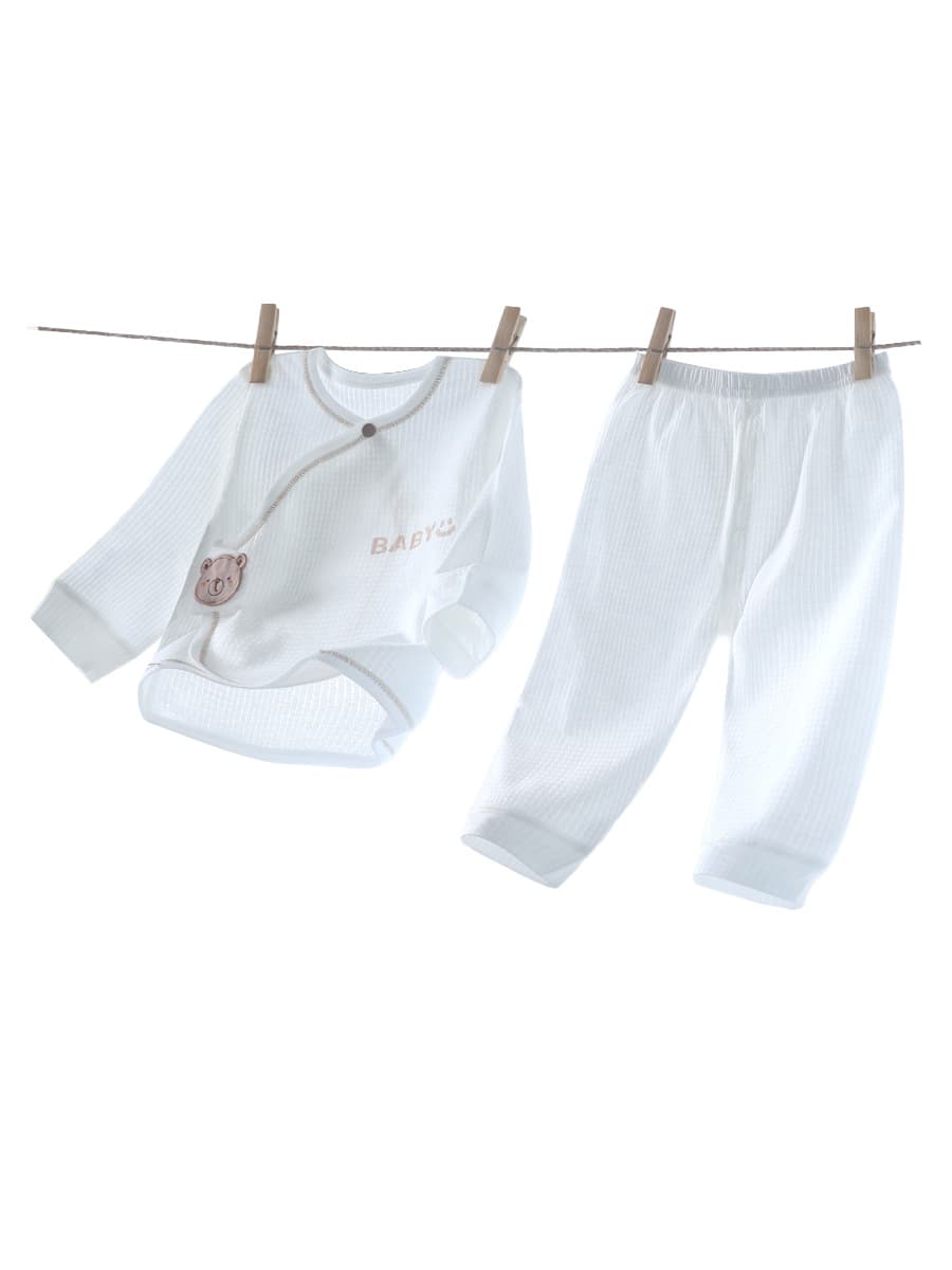 Cotton children's overall for new born for baby, summer underwear, set, pijama 5