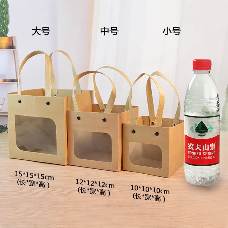 (Wholesale), leather square linen bag, Birthday gift 3