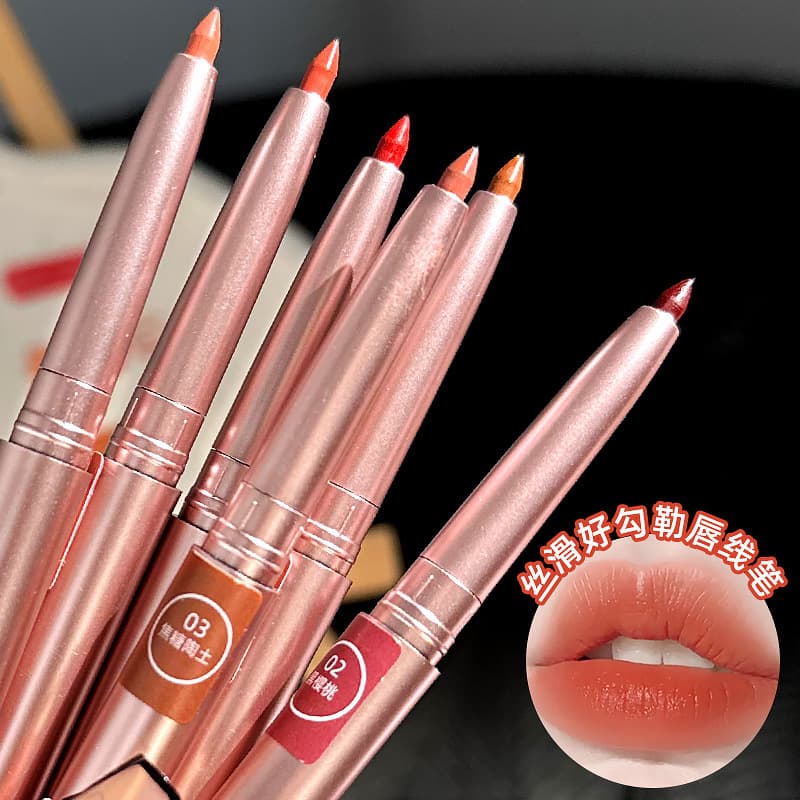 Waterproof precise lip pencil, face blush, lipstick, contouring, long-term effect 1