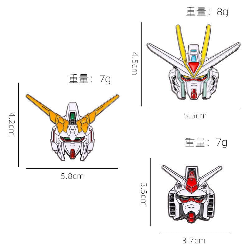 Japanese anime Creative Motor Warrior RX-78 Gundam Cartoon Cartoon Cartoon Unicorn Free Metal Essence Bag 2
