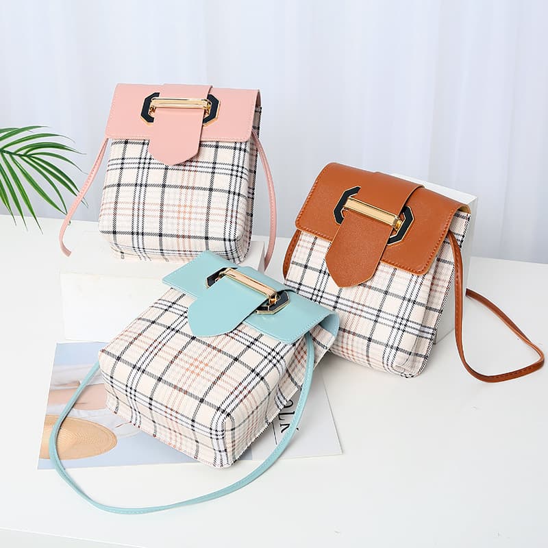 Winter one-shoulder bag, polyurethane mobile phone, wallet, 2023, genuine leather, Korean style 2