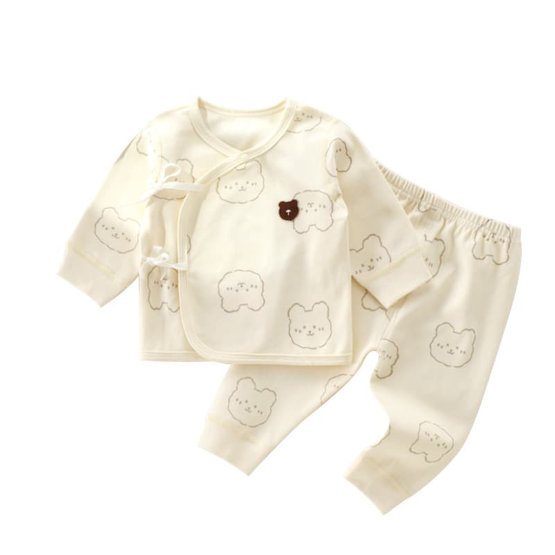Children's split cotton set for new born, thermal underwear, pijama 5