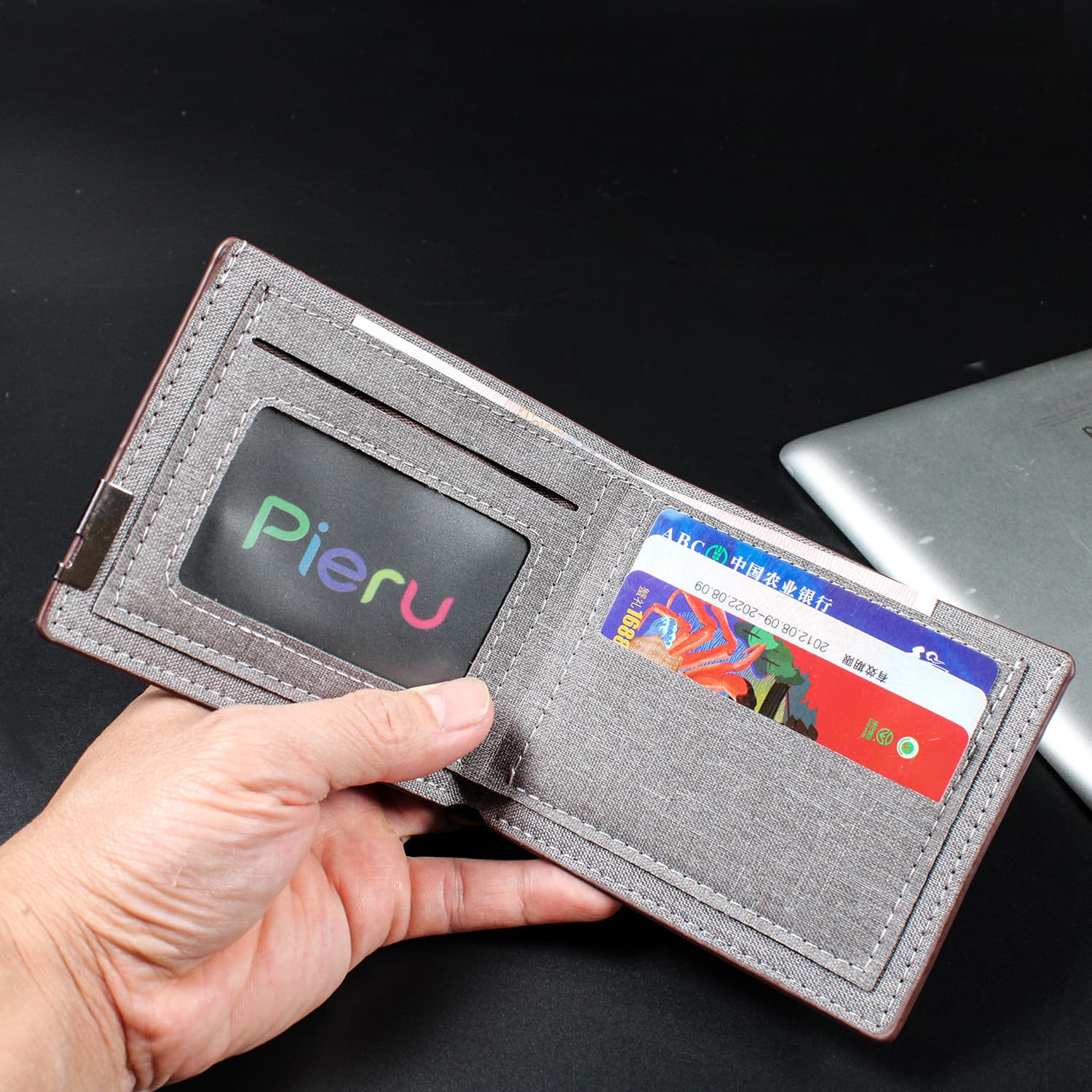 Short cloth wallet, fashionable trend card holder for students, (Physicals) 2