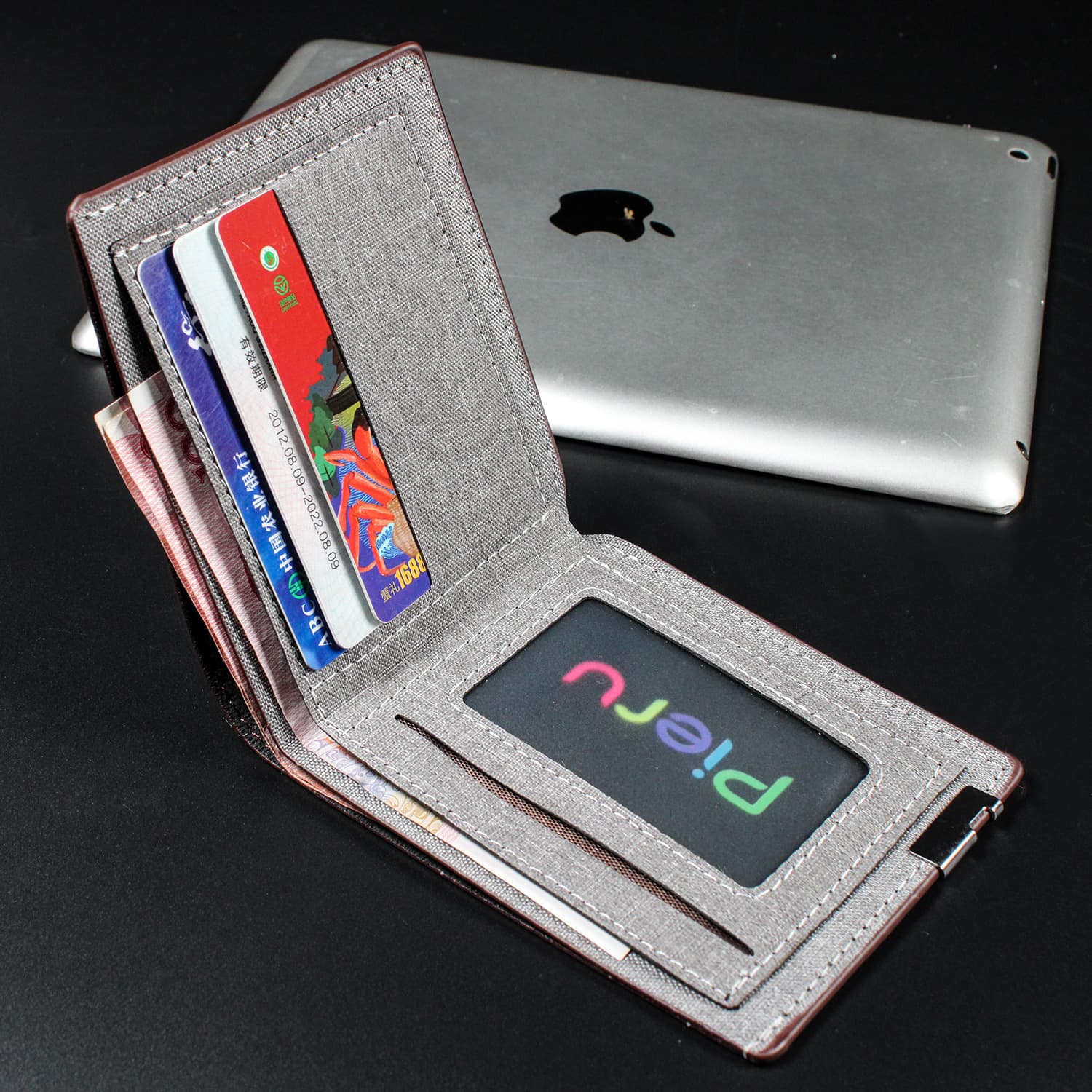 Short cloth wallet, fashionable trend card holder for students, (Physicals) 3