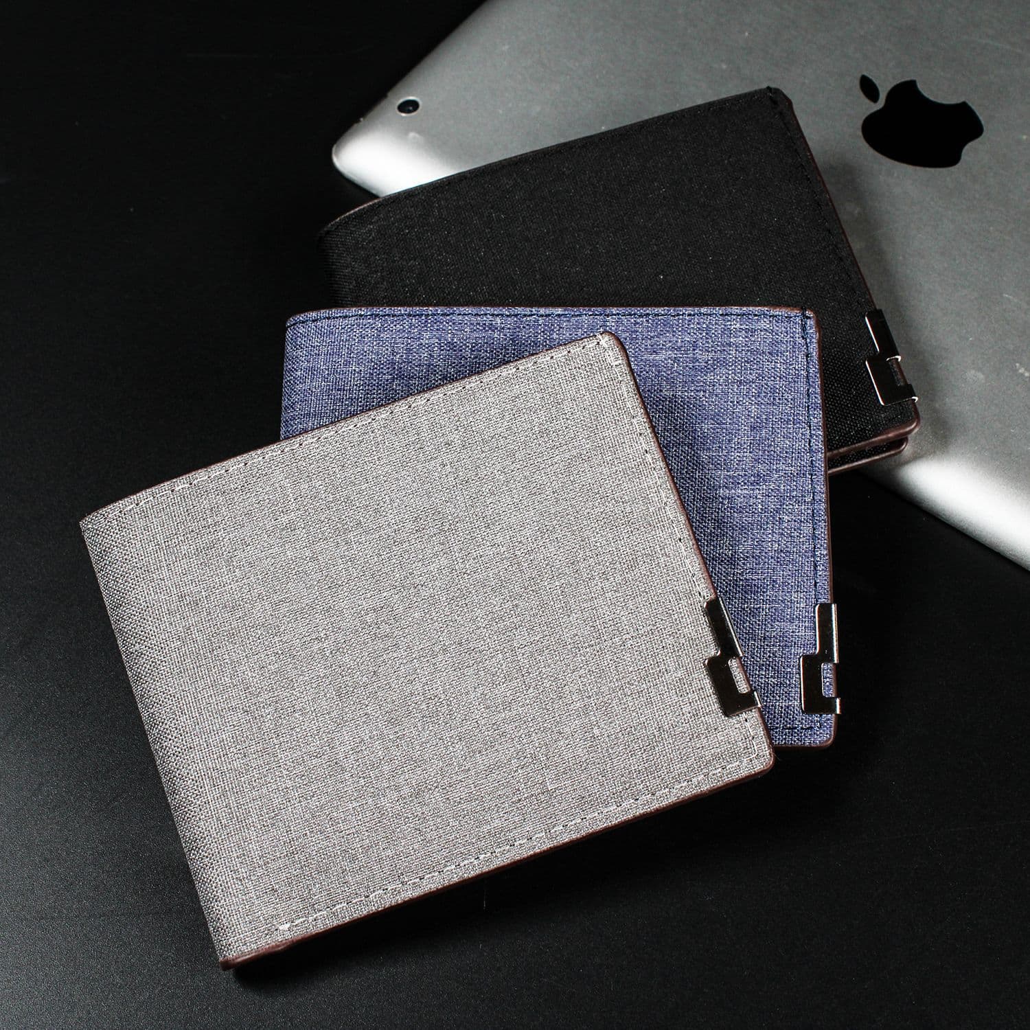 Short cloth wallet, fashionable trend card holder for students, (Physicals) 4