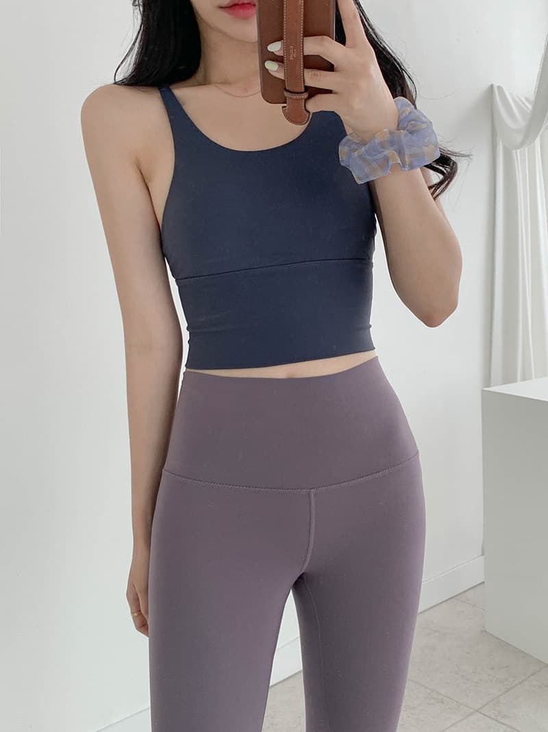 Sports bra for gym, vest, long yoga clothing, suspenders, quick dry top with cups, mid-length, beautiful back