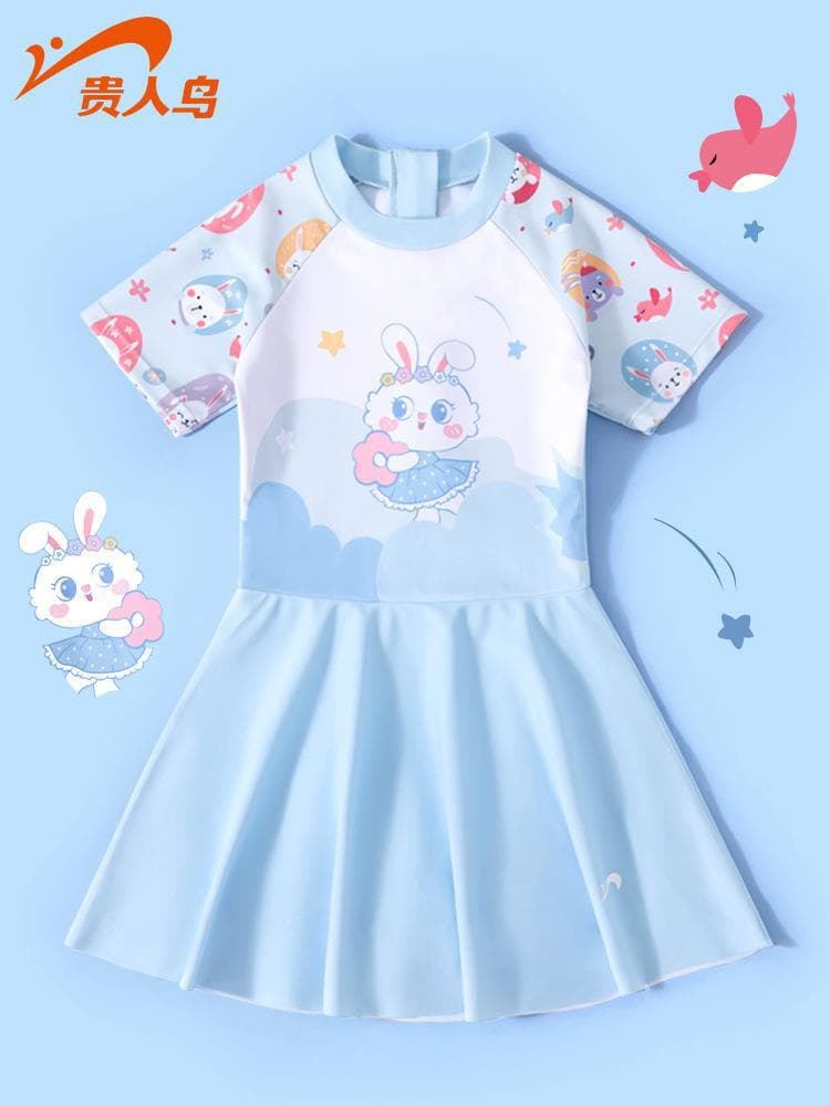 Children's One-Piece Swimwear with Sun Protection 1