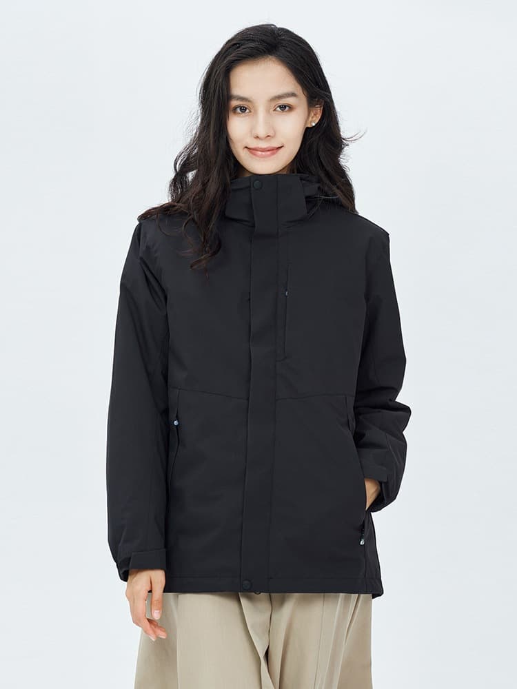 Travel down jacket for traveling, waterproof breathable keep warm set for work, custom-made, with your logo imprint 2