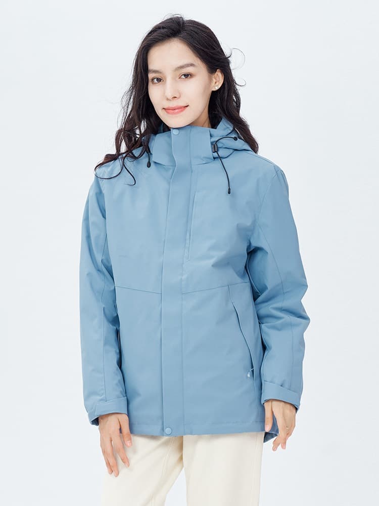 Travel down jacket for traveling, waterproof breathable keep warm set for work, custom-made, with your logo imprint 4