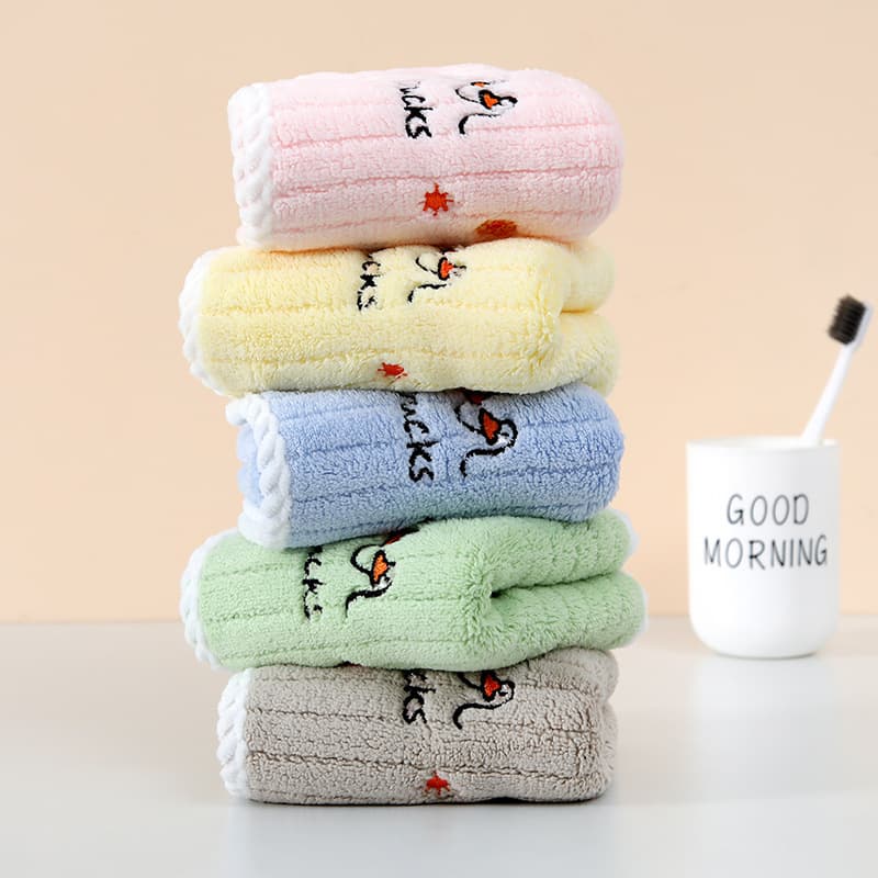 Children's soft scarf for kindergarten for face, towel, wet wipes for face washing, water absorbent 3