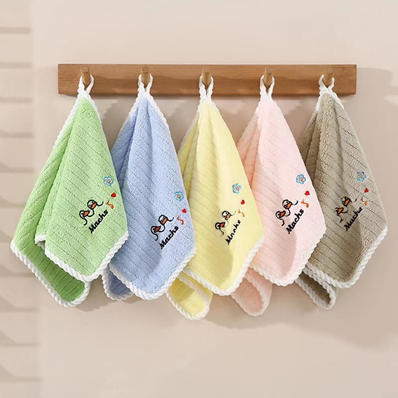 Children's soft scarf for kindergarten for face, towel, wet wipes for face washing, water absorbent 1