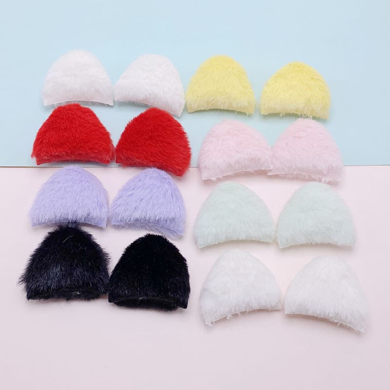 Double-sided cute plush children's headband, hair accessory, doll, decorative accessory, 4cm, DIY 2