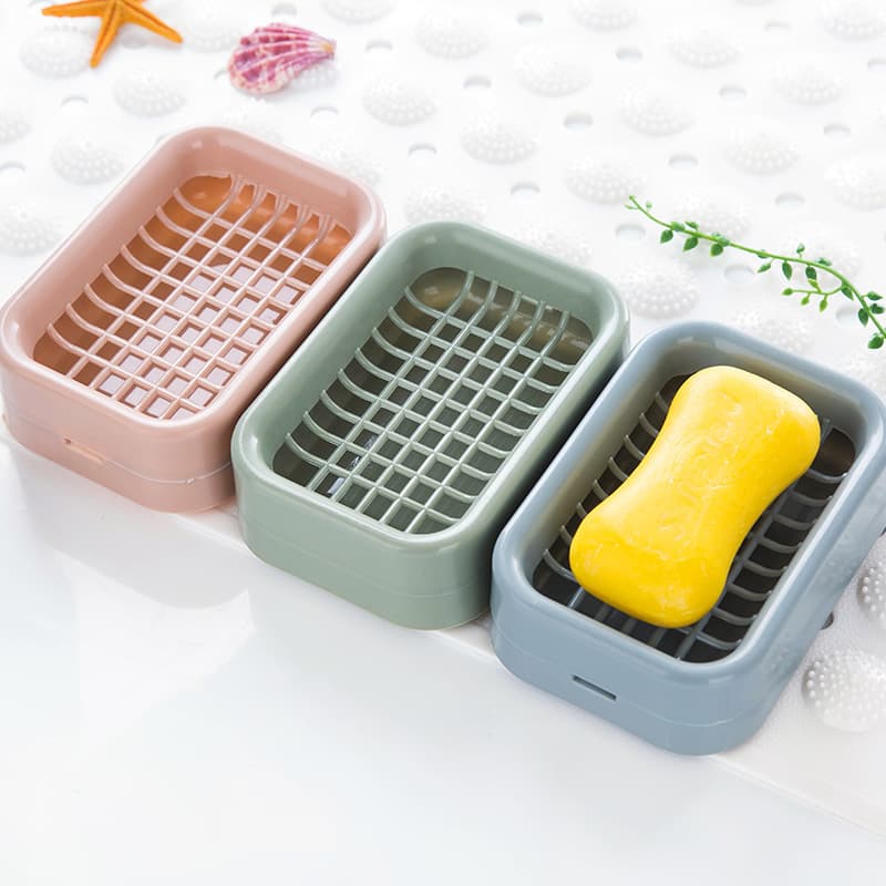 Soap holder, double-layer drying rack, non-slip storage system 1