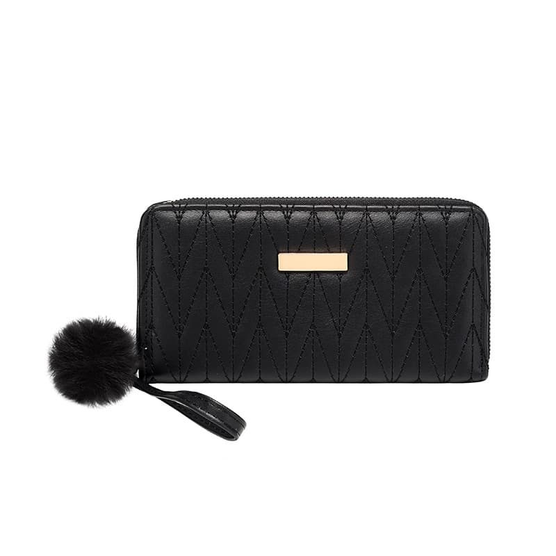 Embroidered Women's Long Wallet Clutch 5