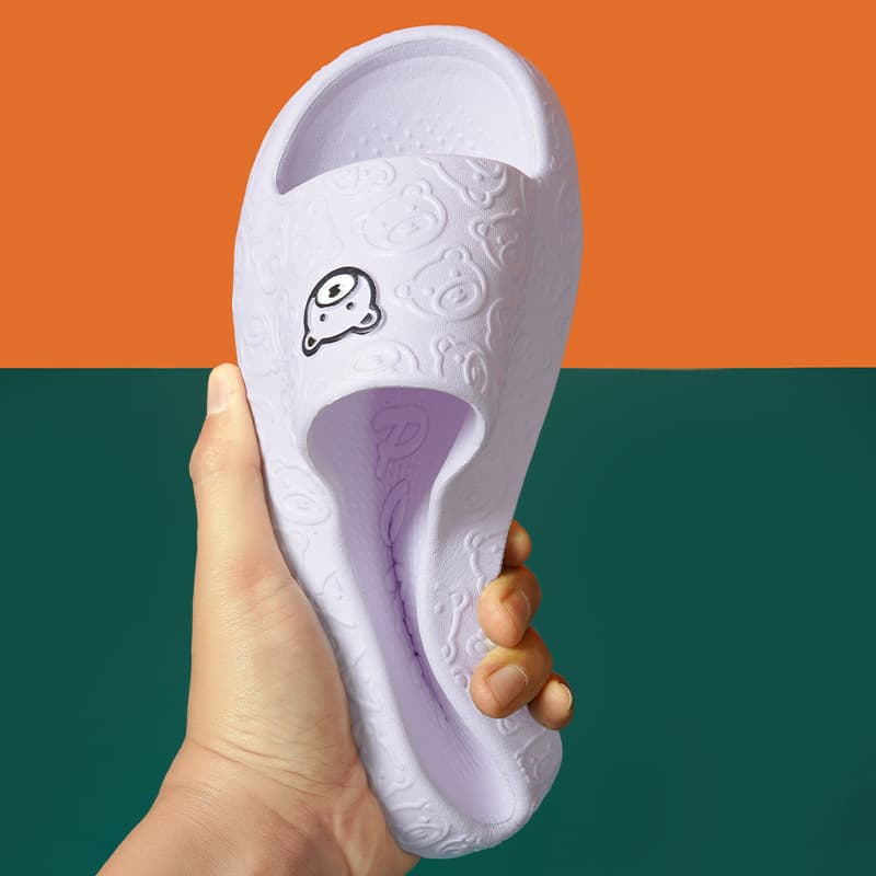 Ultra-soft non-slip women's slippers, home summer men's slippers for bathroom, antibacterial treatment 2