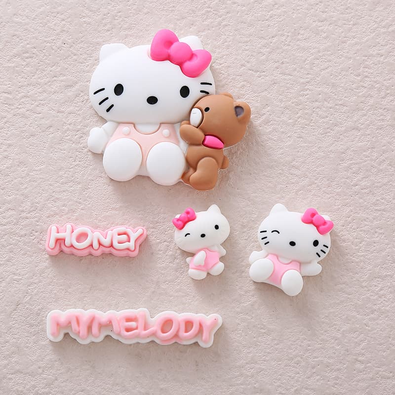 Cartoon cream accessories, phone case, hair accessory, DIY 3