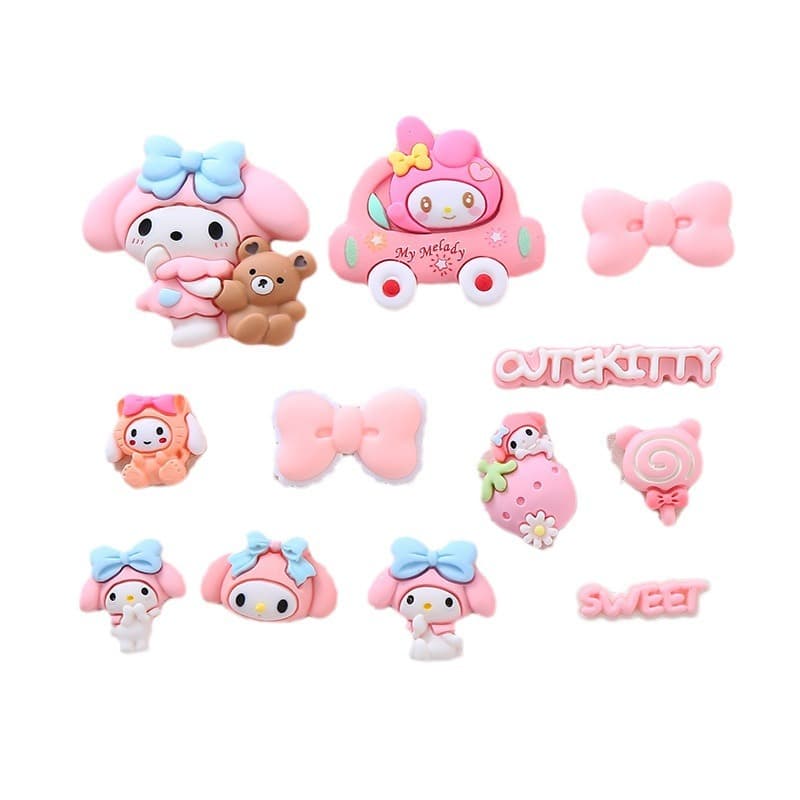 Cartoon cream accessories, phone case, hair accessory, DIY 5