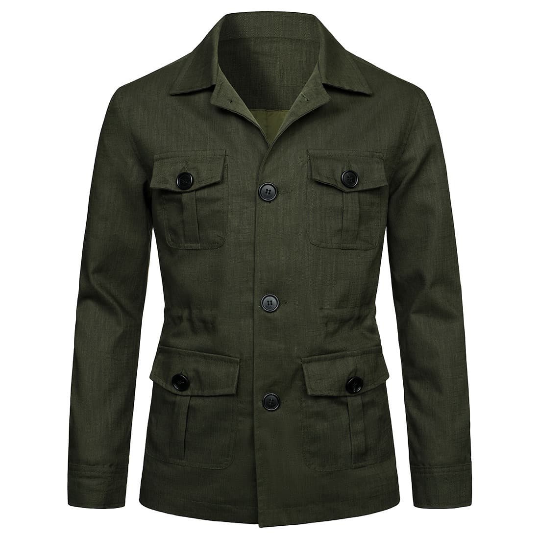 Pure handmade European and American hunting cloth SAFARI JACKET linen jacket British retro gentry decoration jacket to travel y 3