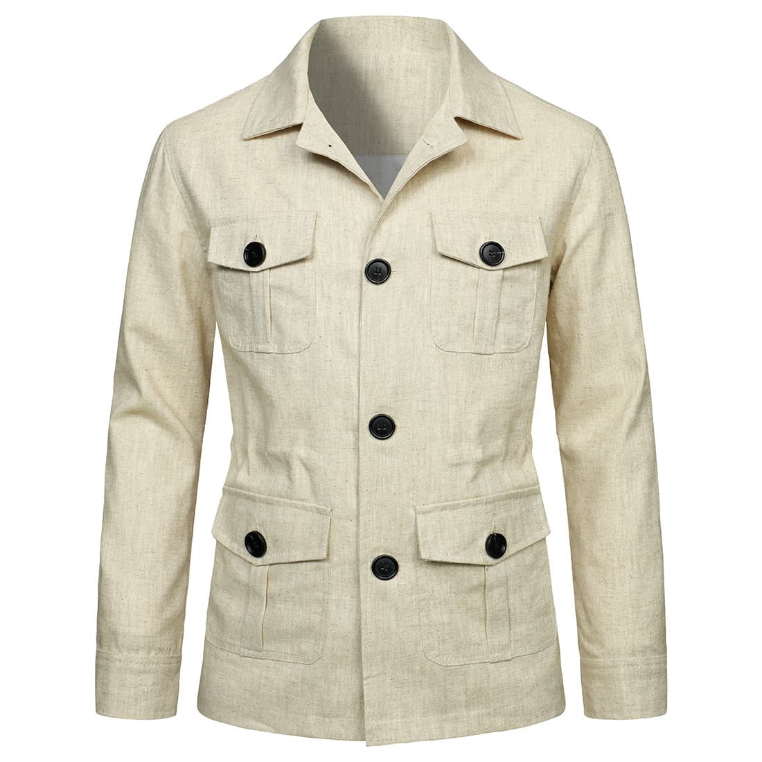 Pure handmade European and American hunting cloth SAFARI JACKET linen jacket British retro gentry decoration jacket to travel y 5