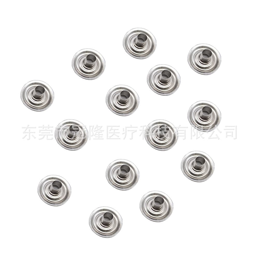 5.0 Combined Electrode Buckle Female ECG/EKG/EMG Smart Wearable Device Conductive Metal Snap 5