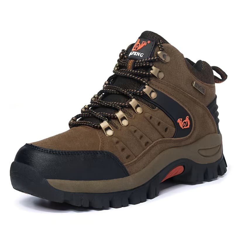 Men's high-top sports and casual shoes waterproof non-slip wear-resistant couples outdoor hiking shoes travel shoes large-size shoes 2