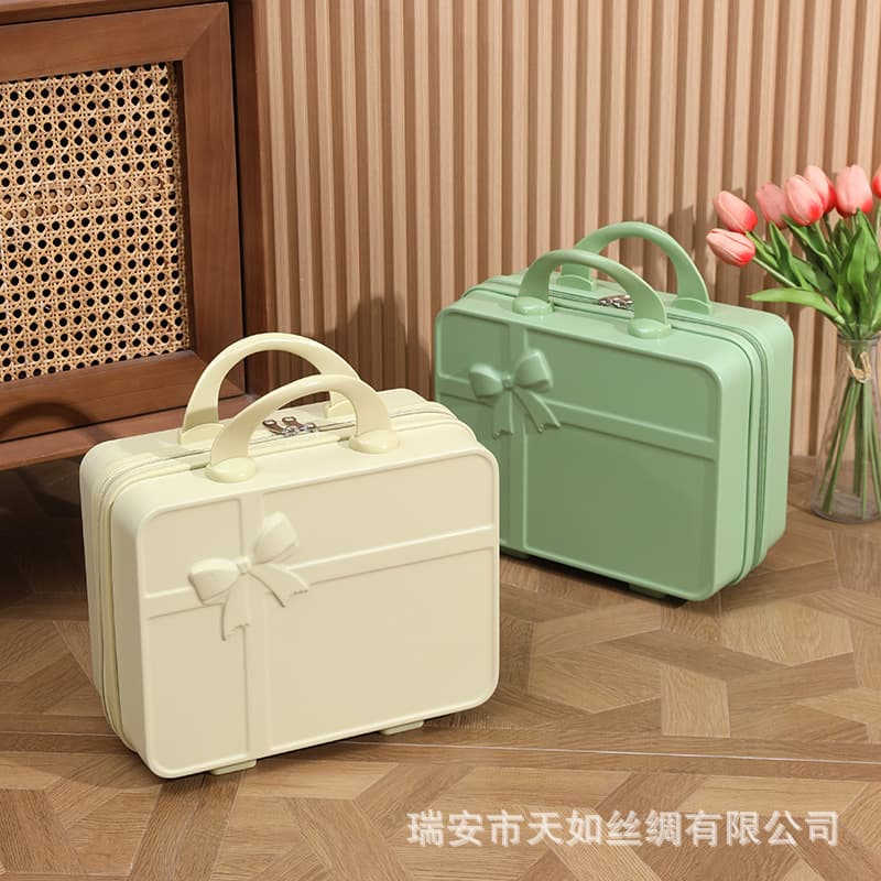 (Wholesale), handheld suitcase with zipper, elite gift box, 14 inch 2