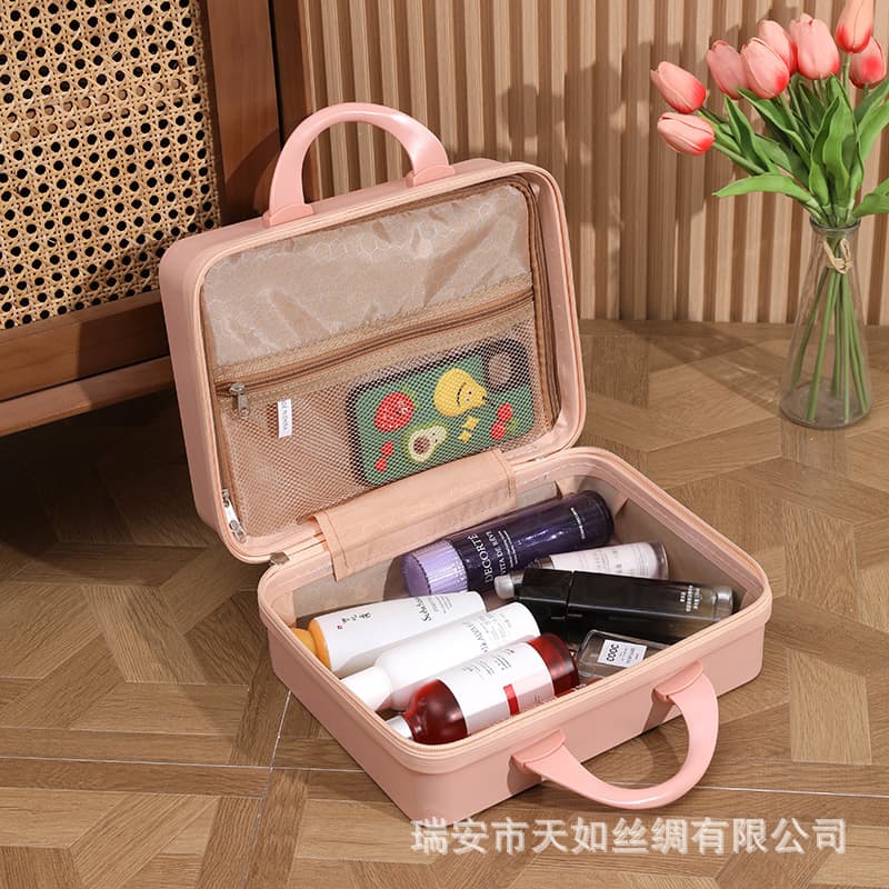 (Wholesale), handheld suitcase with zipper, elite gift box, 14 inch 4