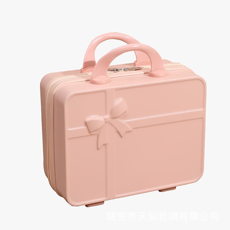 (Wholesale), handheld suitcase with zipper, elite gift box, 14 inch 5