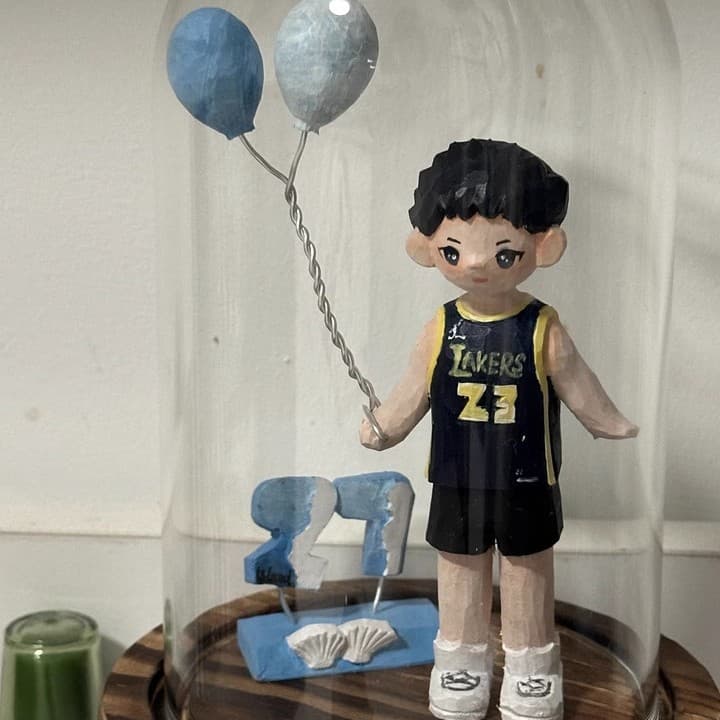 Customized wood carvings, wooden handicrafts, solid wood root carvings, cartoon animals and plants, desktop ornaments, custom wood handicrafts 4