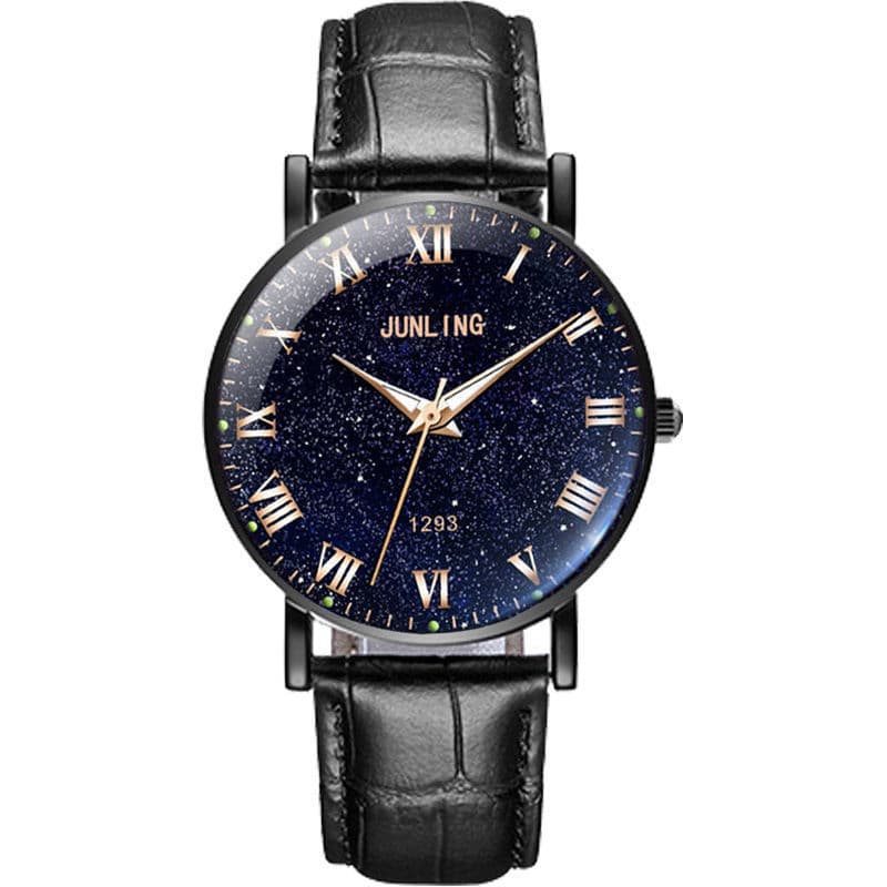 (Cross-border trading), ultra thin fashionable starry sky, trend watch, belt, quartz watches, for teenagers, Korean style 5