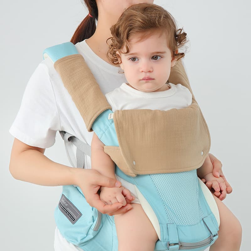 Sling, cotton eating bib, gauze chewy hipseat, universal breathable accessories