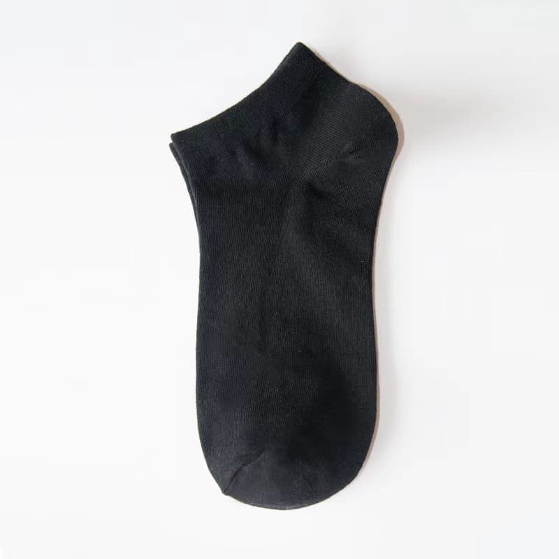 Men's summer thin breathable low solid color universal socks, absorbs sweat and smell, antibacterial treatment 5