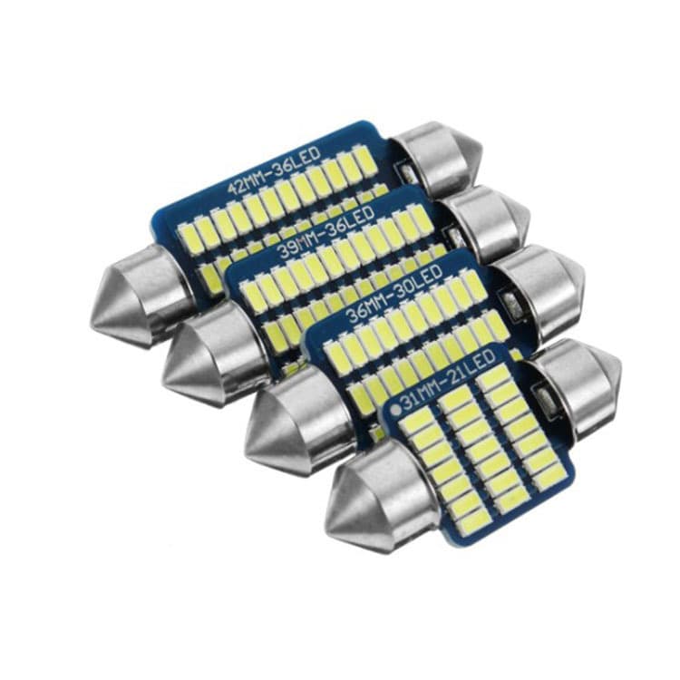 Suitable for car reading light LED interior light modification interior roof light interior double-point light T10 trunk light 2
