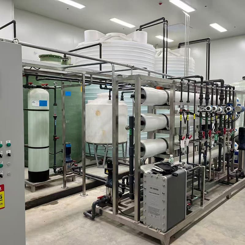 Large-scale RO reverse osmosis pure water equipment Food grade industrial water purification system Seawater desalination treatment system can be customized 2