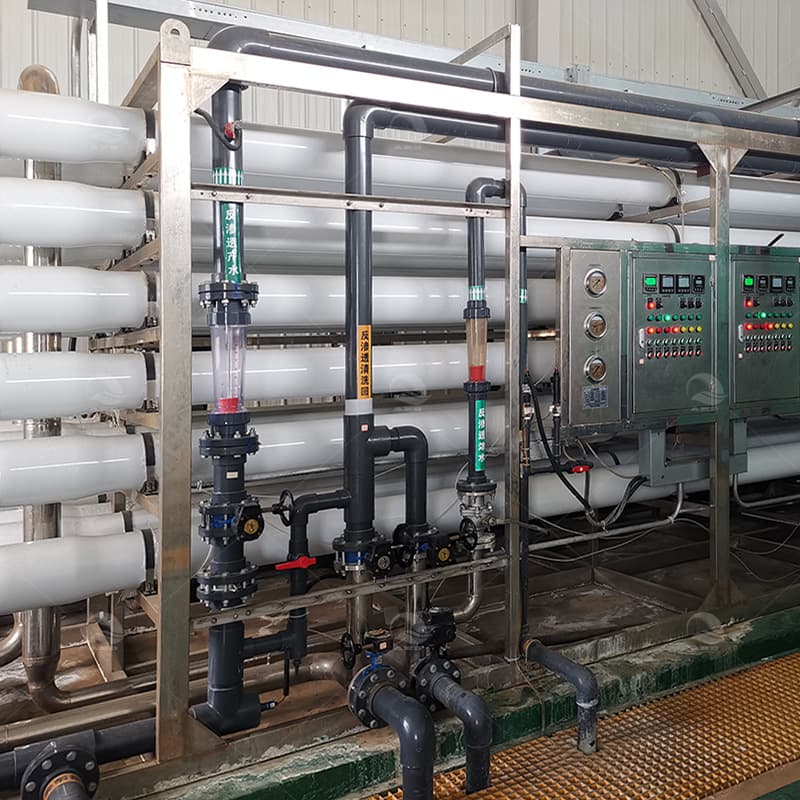 Large-scale RO reverse osmosis pure water equipment Food grade industrial water purification system Seawater desalination treatment system can be customized 3