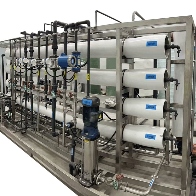 Large-scale RO reverse osmosis pure water equipment Food grade industrial water purification system Seawater desalination treatment system can be customized 5