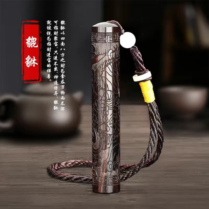 Creative windproof electronic copper lighter sandalwood, internet celebrity 1