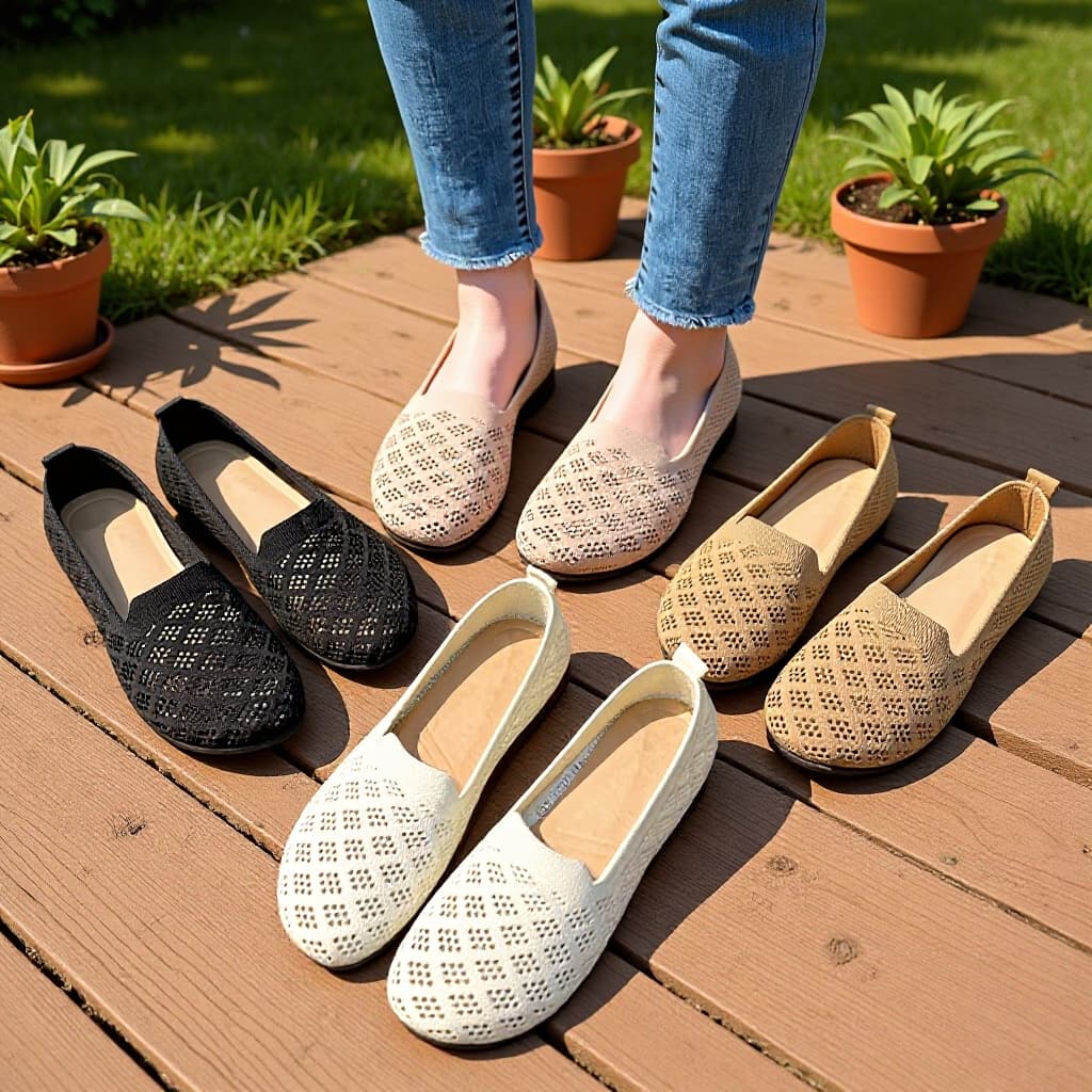 (Wholesale), autumn breathable comfortable hair mesh, soft sole, trend of season
