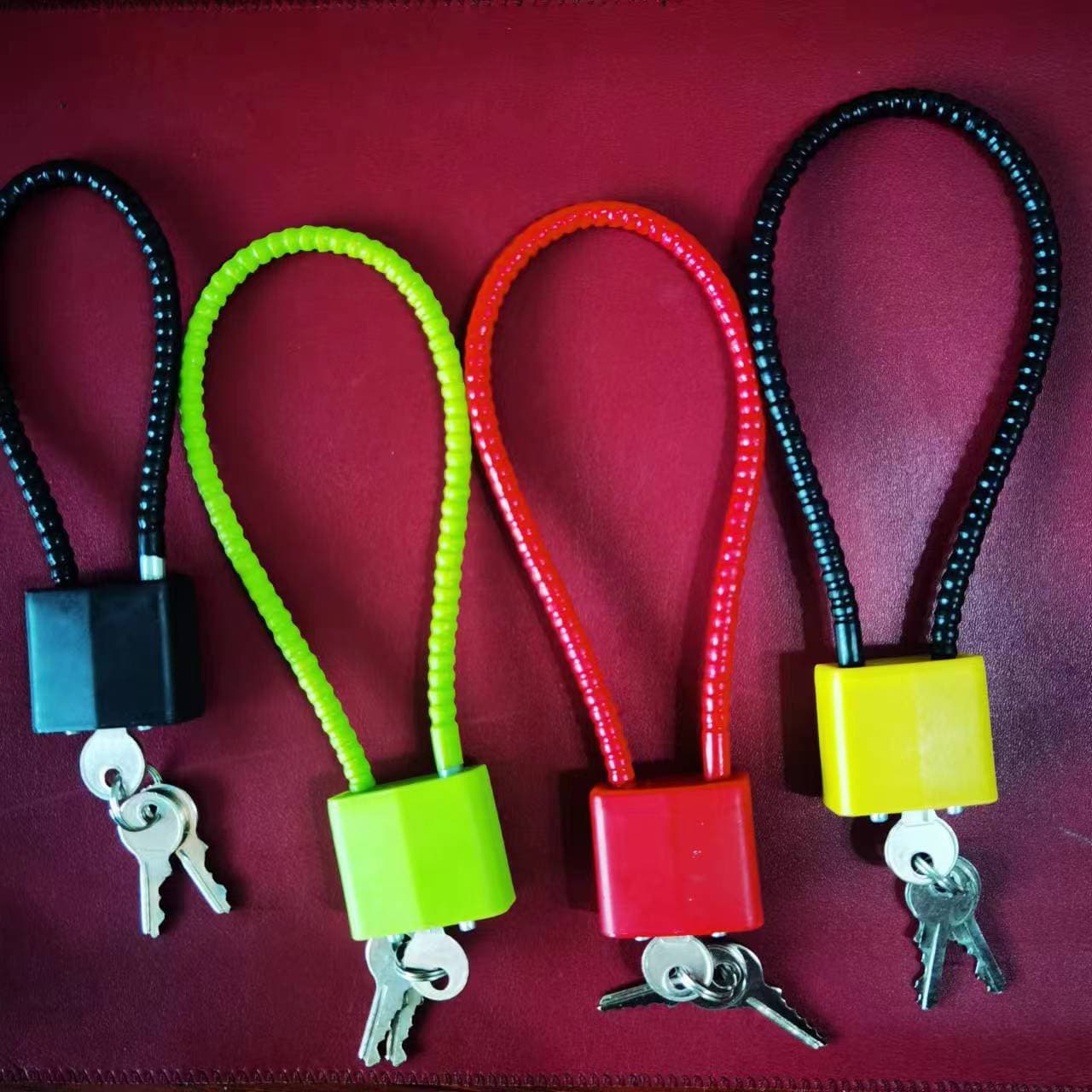 Steel wire password lock lock steel cable anti -theft cabinet lock cabinet file chief hanging lock steel wire lock anti -theft password lock 4