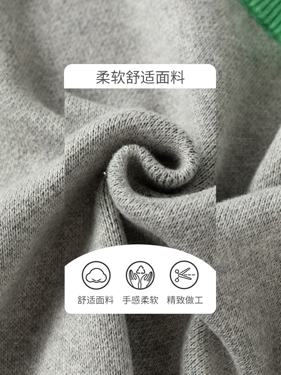 Knitted dinosaur, children's demi-season autumn sweater, cotton cardigan for boys, jacket, increased thickness 2