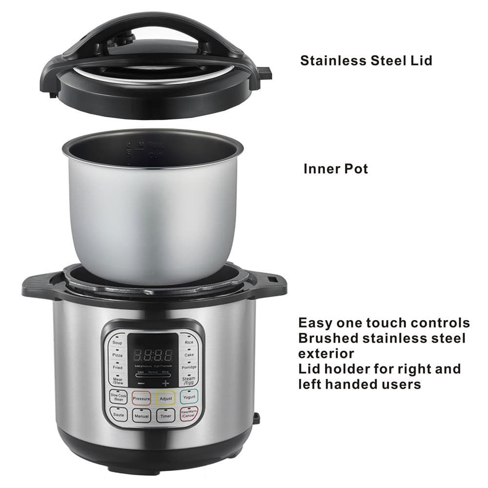 Spot English Voltic Pressure Cooker Pressure Cooker Cross -border E -commerce 6 Shengsheng US Regulations 110V British European Regulations 4