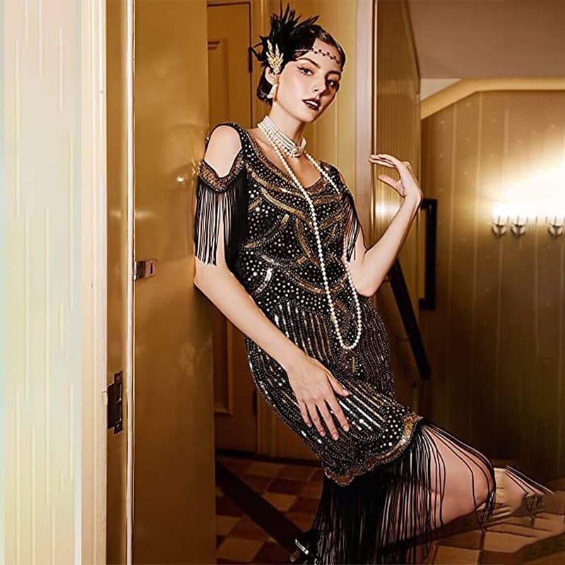 Retro elite evening dress, European style, halloween 4