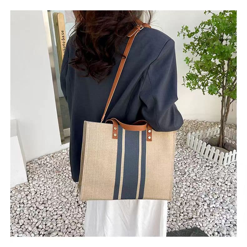 Capacious woven professional shoulder bag one shoulder 4
