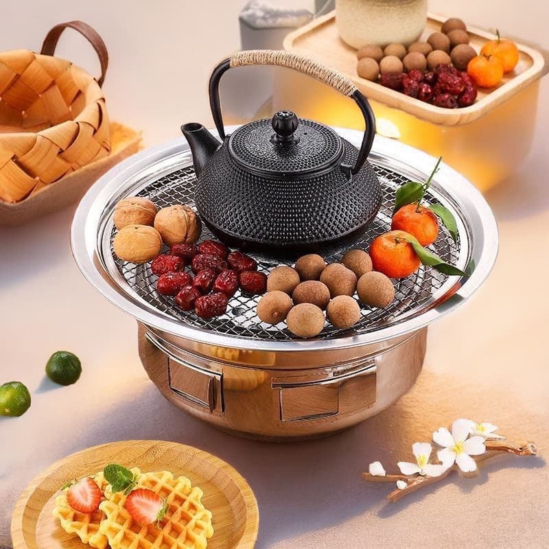 Barbecue stove home charcoal Korean barbecue stove carbon grilled stove barbecue stove charcoal stove barbecue machine charcoal outdoor furnace 1