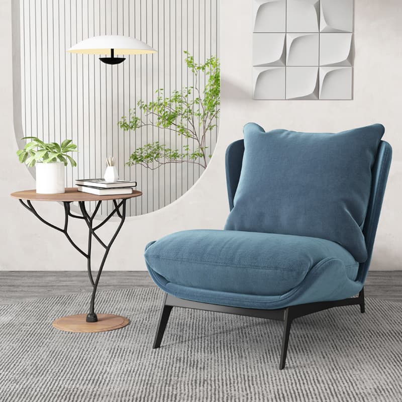 Light luxury single -person sofa chair balcony casual chair minimalized designer model model tiger chair Nordic lazy lieutenant chair 1