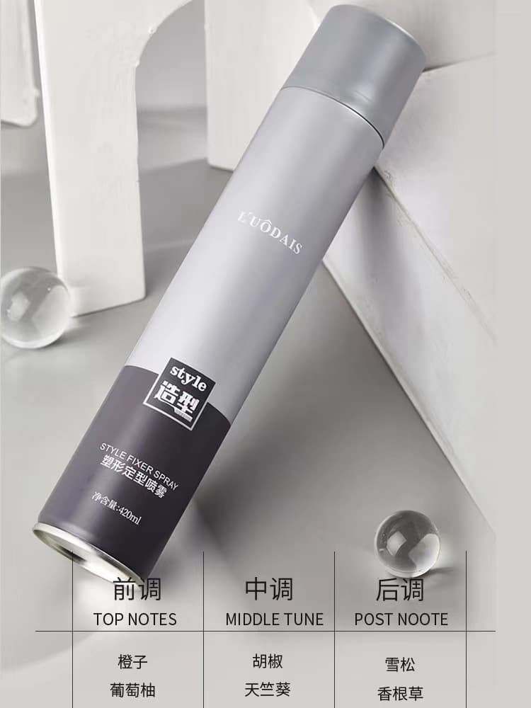 Men's Hair Spray, Gel & Moisturizing Mousse Styling Kit 3